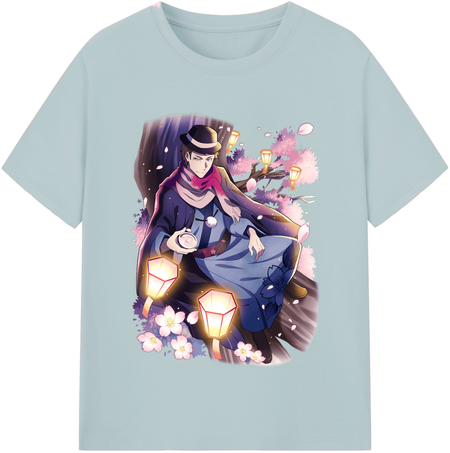（画像用） 文豪ストレイドッグス Bungo Stray Dogs 綿100％半袖Tシャツ（フロントプリント）
